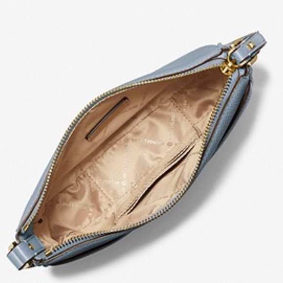 MICHAEL KORS
Dover Small Half Moon Leather Crossbody Bag Vista Blue color - Picture 2 of 15